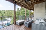 Middle Level Deck with Gas Firepit & Outdoor Seating